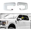 YOUNGERCAR Mirror Cover Fit for 2021 2022 2023 2024 2025 Ford F150 F-150 Mirror Covers Without Turn Signal Hole Oxford White