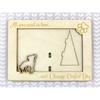 Chinese Crested Dog, Puff - Photo frame, engraved wooden frame, a lovely gadget for the dog lover by Art-Dog