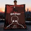 1 peça Cobertor de Flanela Harry Potter para Exterior para Meninas Macio, Leve, Perfeito para Acampamento e Presentear, Digital