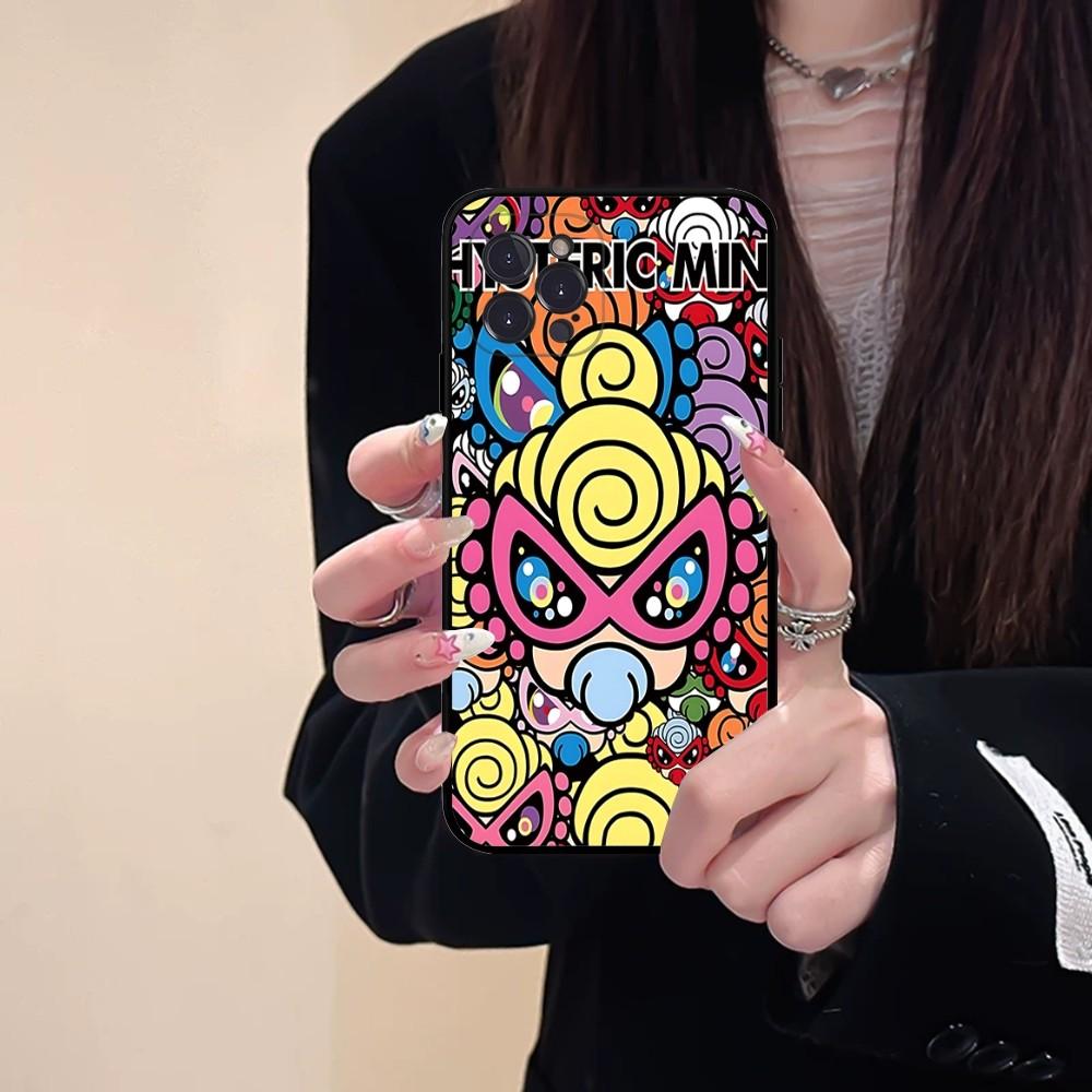 Japan Fashion Hysteric Mini Silicone Phone Case Silicone Soft For Iphone 15 14 13 12 11 Pro Mini XS MAX 8 7 6 Plus X XS XR Cover