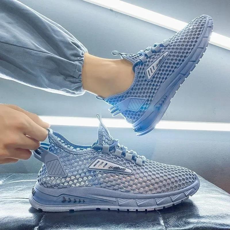 Mode Herrenschuhe Hochwertige atmungsaktive Mesh-Turnschuhe Herren Vulkanisierte Schuhe mit weicher Sohle für Herren Zapatos De Hombre 2024