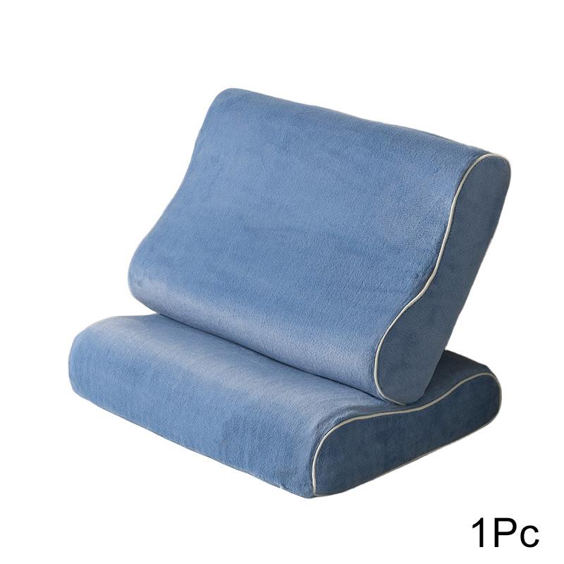 1PC Pillowcase Comfortable Pillow Cover Warm Pillow Case Memory Neck Pillow Milk Velvet Soft Pillow Towel Sleeping Skin-friendly