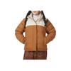 Columbia Omni-Heat Logo Pattern Color Block Zipper Hooded Warm Puffer Jacket Women outerwear White Brown WR9464-224