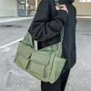 Large Capacity Teenager Messenger Bag Canvas Crossbody Bag Casual Vintage Shoulder Bags  Students