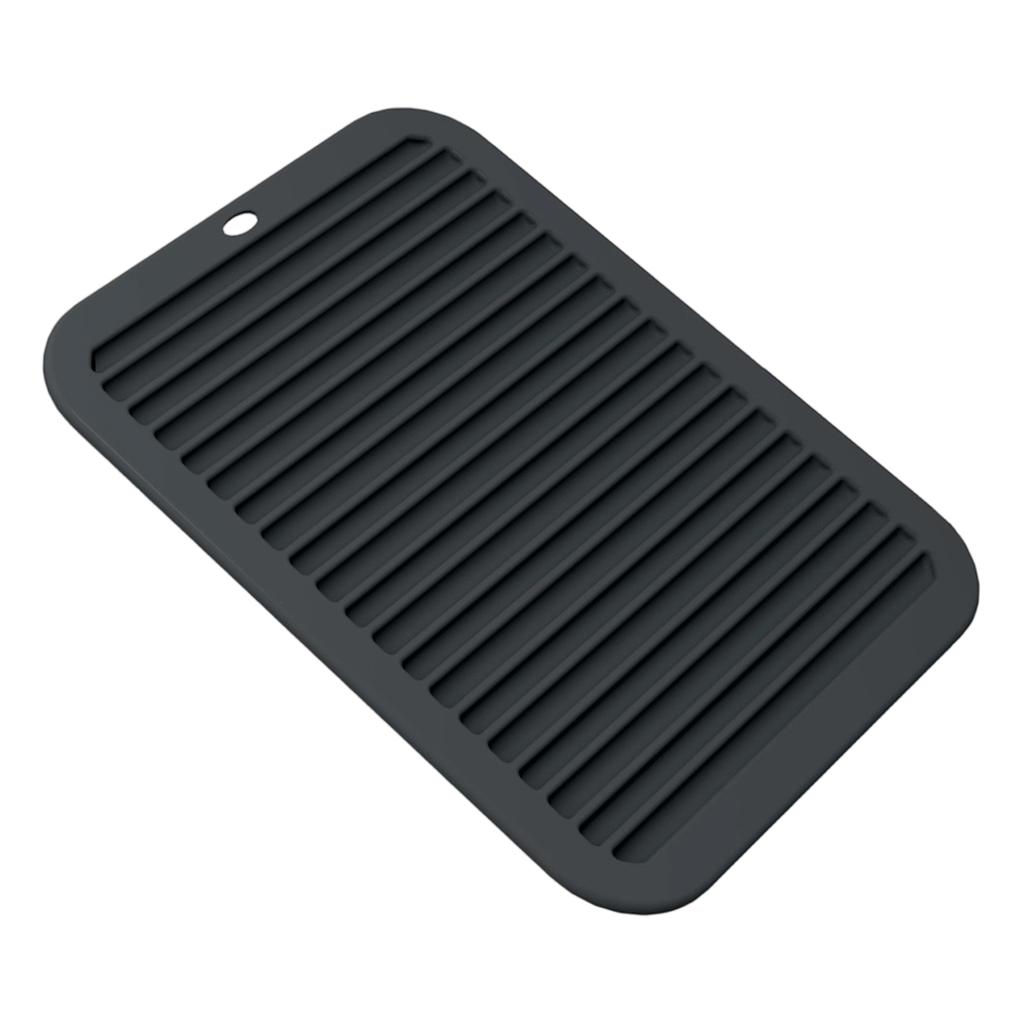 Silicone Drying for Kitchen Counter, Dish Drying Pad, Flexible for Cups and Utensils,