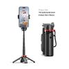 Wireless Remote Operated Selfie Stick Desk Tripod Featuring Quick Open Button and Six Section Extendable Design