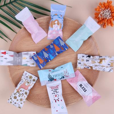 100 Pcs/Lot DIY Handmade Nougat Candy Packaging Bag Milk  Taffy Wrapper Food Package Xmas Gift Mini Bags