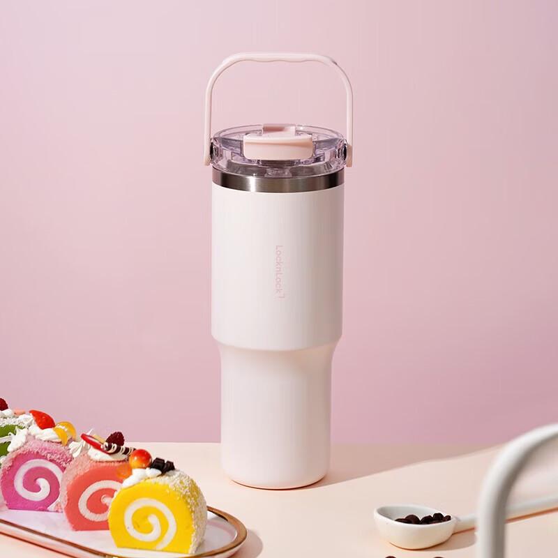 

LOCK&LOCK Ceramic Coated Insulated Tumbler with Handle