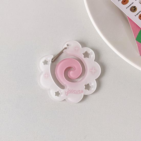 Carabiner Keychain Star Strawberry Cake Shape Key Chain Hook Everyday Carry Accessory