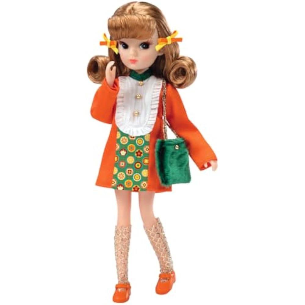 Takara Tomy Licca-chan Doll Retro Rika Orange Lips (Takara Tomy 100th Anniversary Commemorative I...
