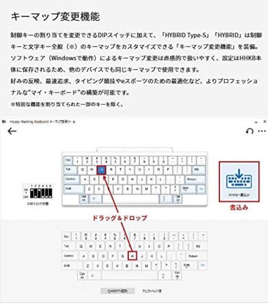 PFU Tastatur HHKB Professional HYBRID Japanisches Layout/Weiß