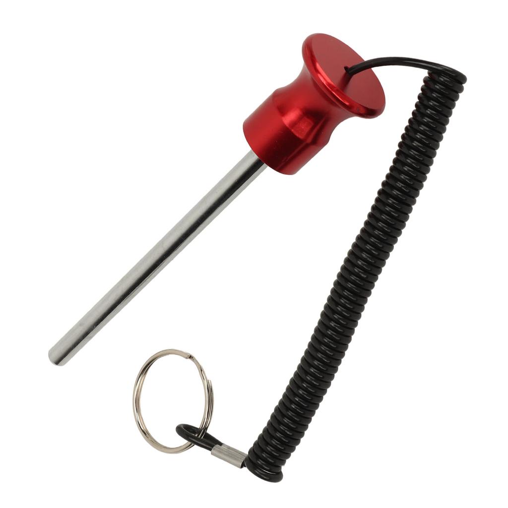 Magnetický kolík pro posilovací stroj 8x125mm s tažným lankem Kolík pro výběr zátěže pro cvičební doplňky pro silový trénink