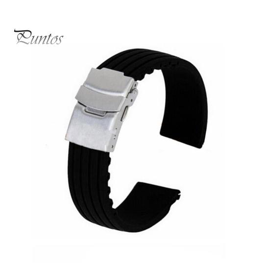 18/20/22/24mm Men Women Replacement Silicone Watch Strap Band for Wrist