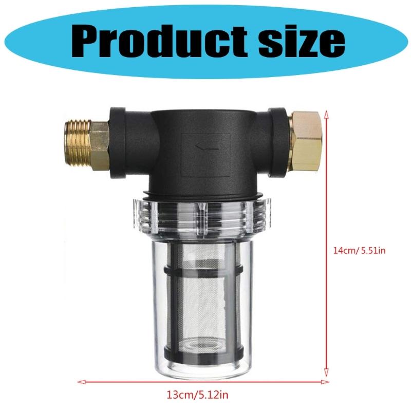Sediment Filter Garden Hose Filter Protects Pressure Washer Part Filter Hose Washer Suitable for Garden Hose Repairing
