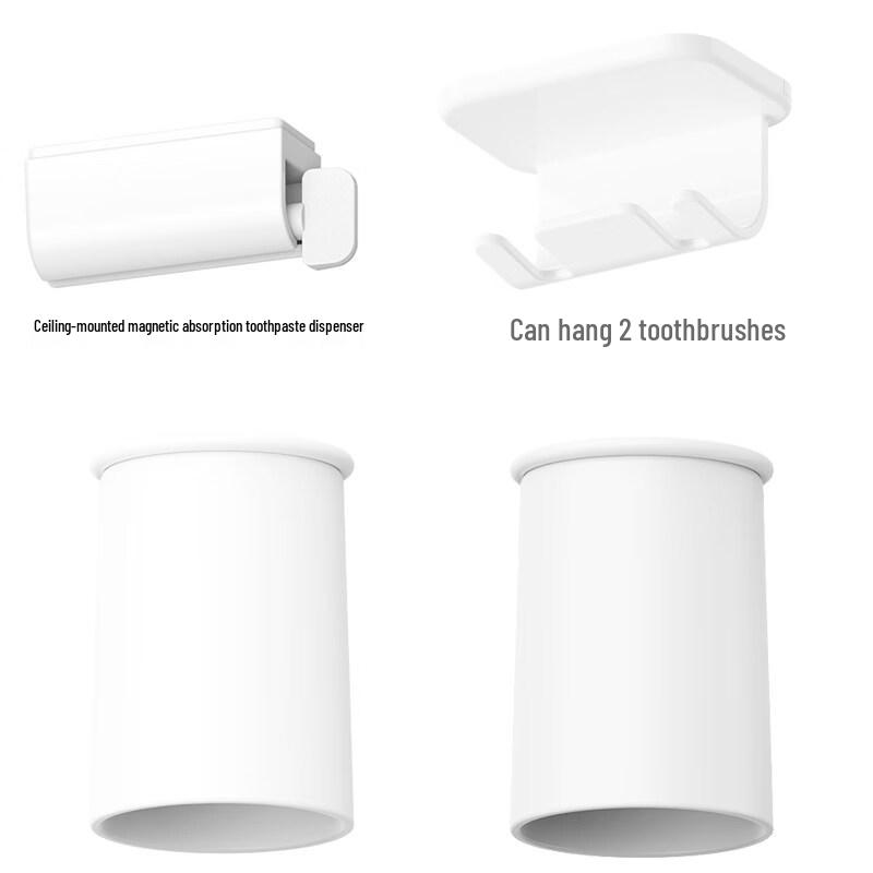 

LIEI Magnetic Toothbrush & Mouthwash Holder