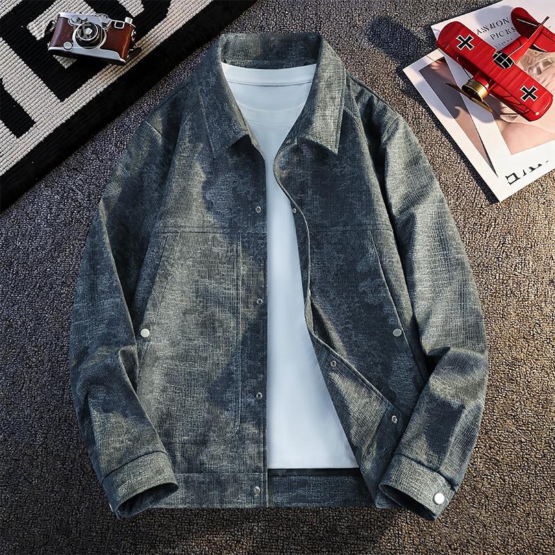 Giacca Casual Uomo Casual Monocolore Giacca con Collo Rialzato Giacca Uomo