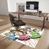1pc Powerpuff Girls Chair Mat: Anime Cartoon Design, Non-Slip Carpet for Office Chairs, Suitable for Home Decor, Living Room, Bedroom, Game Room - Per
