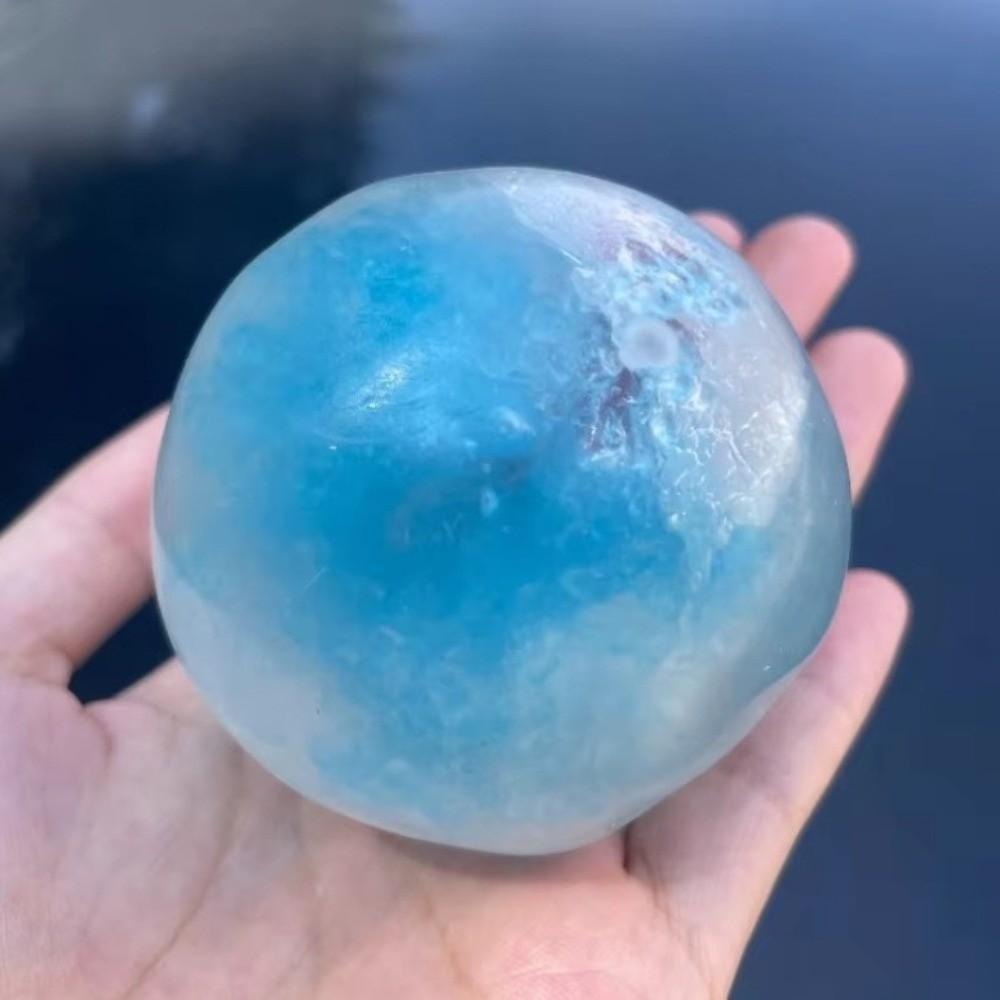 Crunchy Sound Crispy Skin Ball Fruit Smoothie Ice Cracked Crystal Ball Portable