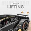 1:24 Scale Lambor LP770 Revuelto Sports Car Model Toy Alloy Diecast Sound Light Supercar Vehicles Models Boys Birthday Gifts