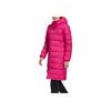 adidas Windproof Warm Mid-Length Casual Sports Hooded Down Jacket Women Jacket Red FT2573