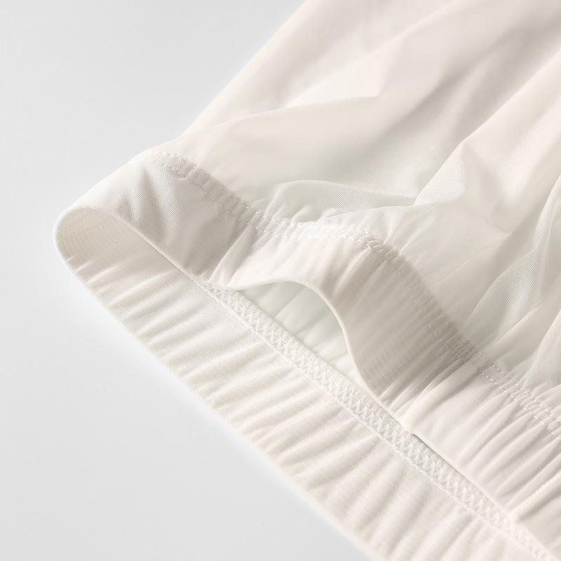 Men's Sheer Ice Silk Underwear Set - Sexy, Tight-Fitting, See-Through Fitness Base Layer
