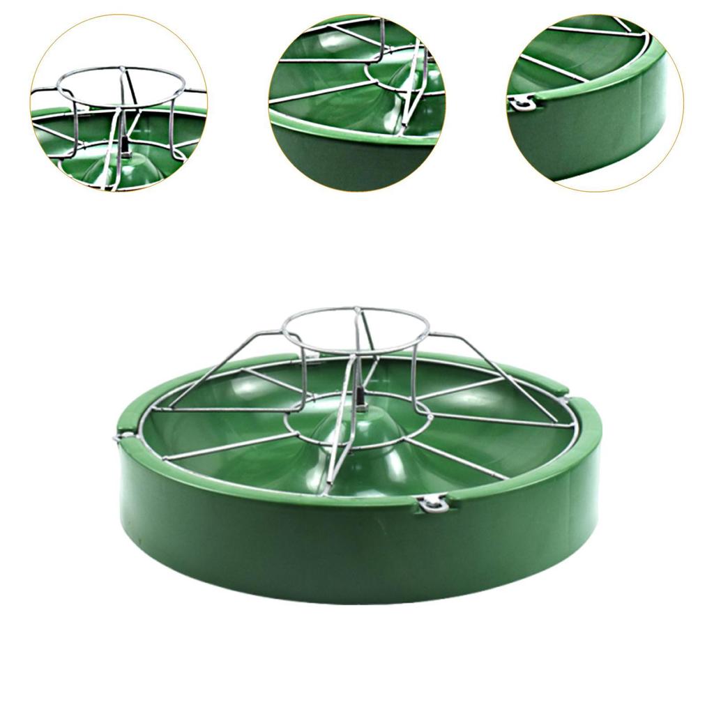 Pig Trough Livestock feed Bowl Container 8 Slot Basin Accessories Pig Waterer