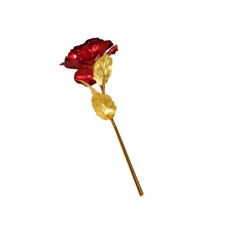 

Роза из сусального золота - Идеальный подарок на День святого Валентина, День матери или День учителя - Эксклюзив магазина ювелирных изделий красный/золотой