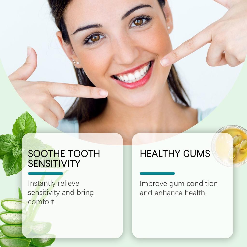 Teeth Care Gel, Clean Teeth Dirt Fresh Care Teeth Gentle Ingredients Care Gel 3ml