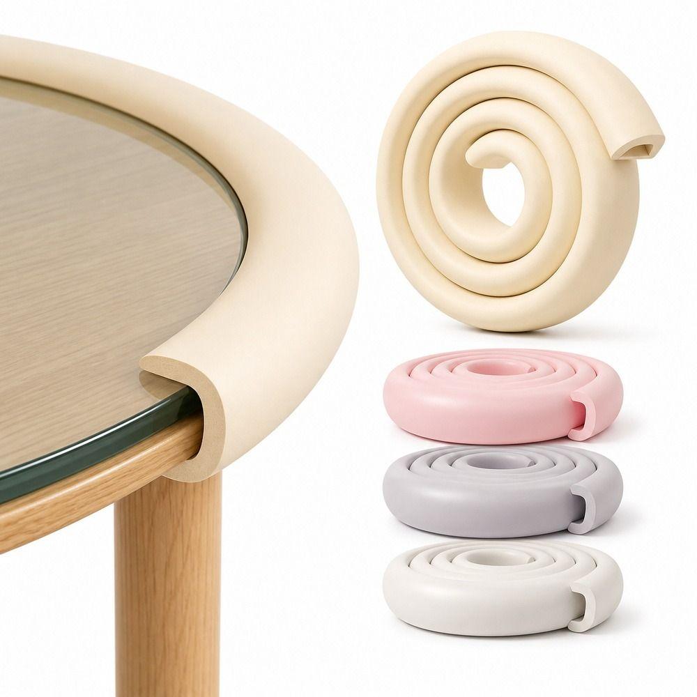 Baby Safety Furniture Corner Protector NBR Anti Collision Strip Flexible Edge Protector  Table Edge