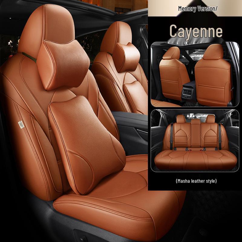 Universal Genuine Leather All-Season Car Seat Cover for Five-Seat Models