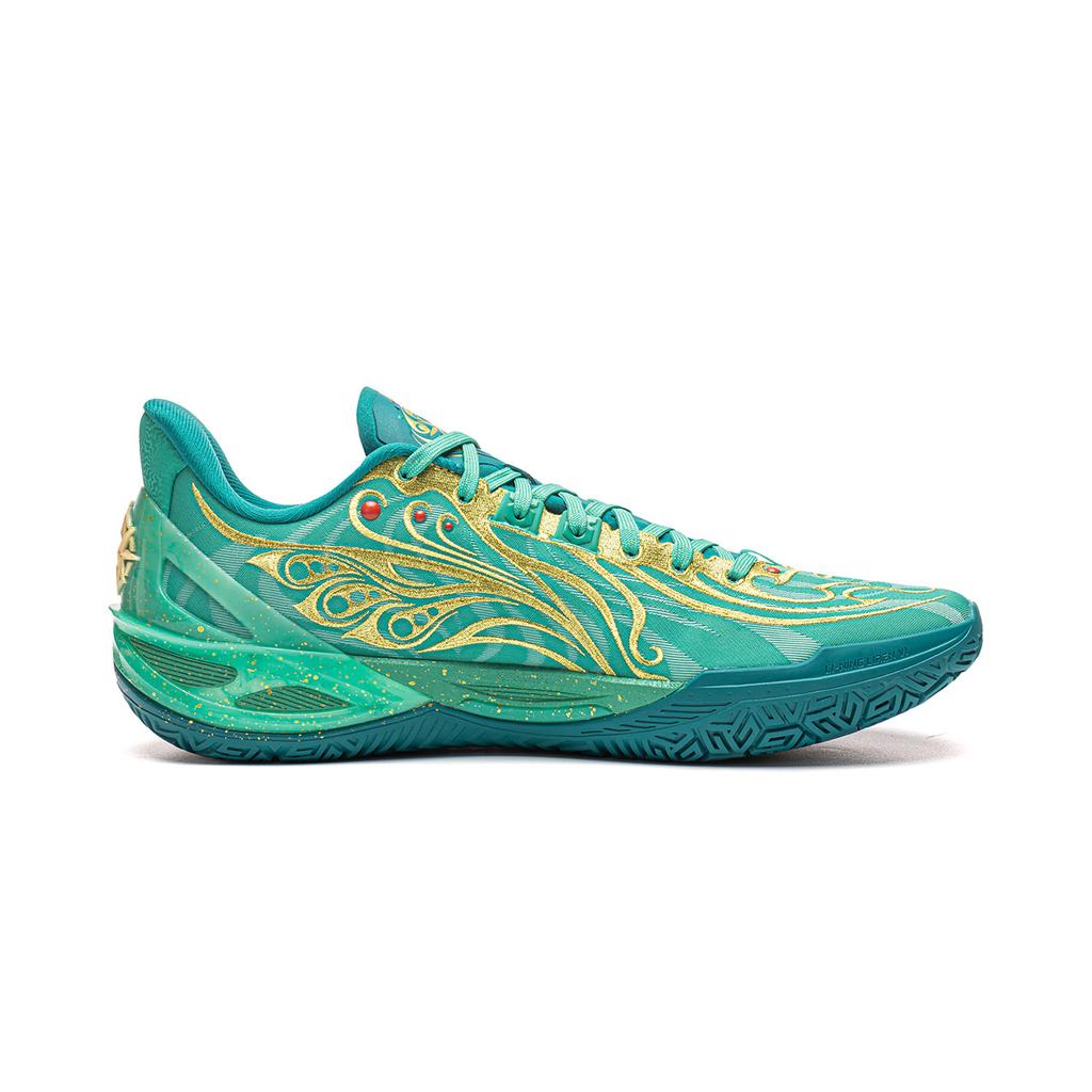 LiNing Blade 6V2 Phoenix Crown Ultralätt Teknologi Flexibelt Stabilt Stöd Anti-Twist Låg Topp Allround Basketkängor Herrsneaker ABAW083-1