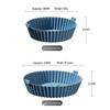 Silicone Air Fryer Baking Mat and Round Tray