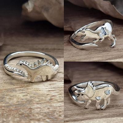Creative Personality  Cute Ring Creative Dinosaur Ring Accessories