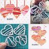 4pcs Love Hearts Metal Cutting Dies Stencils DIY Scrapbooking Embossing Paper Crad Decorative Craft Die Cut