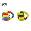 Twisted Loop Toy 2/4/6Pcs Stress Relief Plastic Focus Aid Hand Finger Handheld Fidget Gadget Flexibility Training Portable Educational Twisting Twist