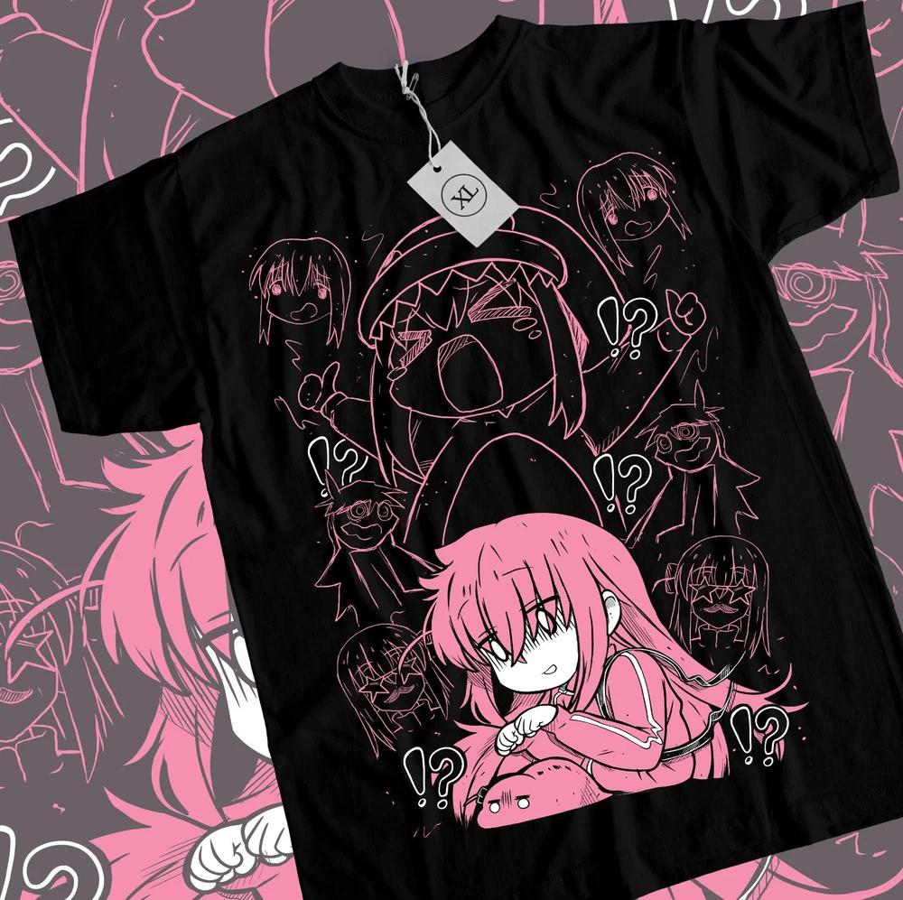 Hitori Gotou Bocchi The Rock Tshirt Kawaii Funny S