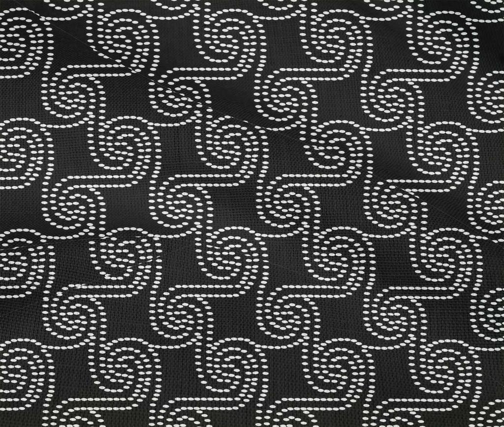 oneOone Cotton Flex Fabric Swirl Artistic Sashiko Print Sewing Fabric BTY 40 Inch