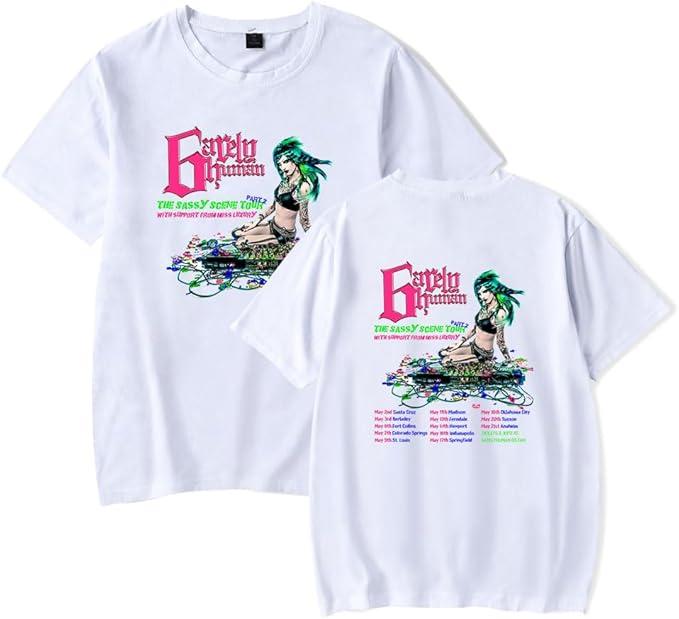 

6arelyhuUnisex The Sassy Scene Tour TShirt Merch WomenUnisex Unisex Short Sleeve Tshirt Summer Streetwear S