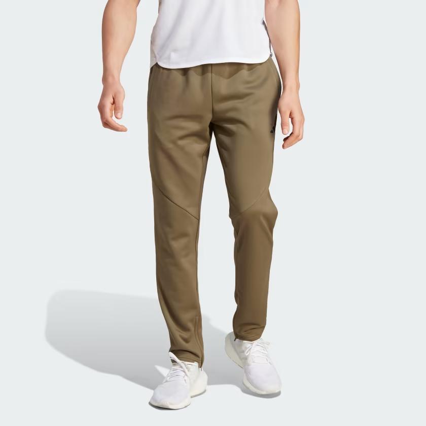 Adidas Game And Go Small Logo Training Tapered Pants Men Pants Olive-Green IM1766