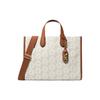 Gigi Classic Monogram Pendant Open Tote Bag Women Tote Bag Vanilla-White 30H3G3GT3B-099