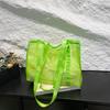 Lightweight And Durable Mesh Tote Bag In Various Colors For Trendy Looks Beach