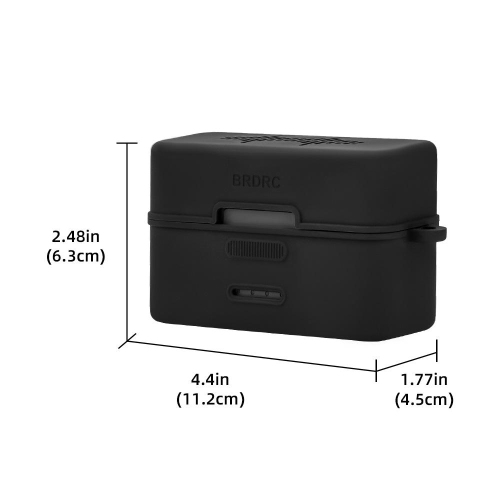 2025 is suitable for DJI Mic Mini microphone charging case protective cover, anti-drop and scratch-proof silicone cover accessories.