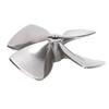 4 Blätter RC Boot Propeller 316 Edelstahl für RC Modellboot Zubehörteile 80mm Außendurchmesser 1,2mm Steigung 6mm