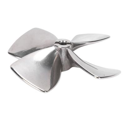 4 Blades RC Boat Propeller 316 Stainless Steel for RC Model Boat Accessory Parts 80mm Outer Diameter 1.2mm Pitch 6mm