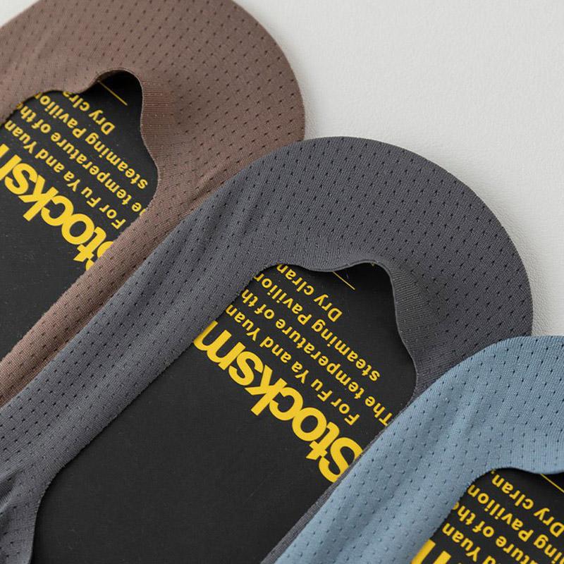 1Pair Short Sock Non Slip Espadrilles Breathable Boat Socks Odor Proof Silicone Casual Style Cotton Thin Men's Fashion