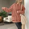 Women's Casual Pullover Denim Jacket Vintage Distressed Jean Hoodie Jacket Tops