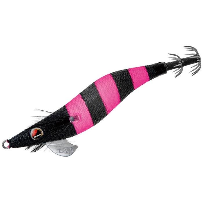 Gamakatsu Rugze Speed Metal Egidropper 2.5g #39 Black Head/Pink Zebra UV