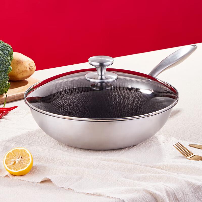 Yibo Legge Series 30cm Wrought Iron Non-Stick Wok & Frying Pan