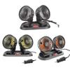 Auto-Ventilator 360° verstellbar 3-Kopf-Luftventilator Automobil Elektrischer Ventilator USB/12V/24V 2 Geschwindigkeiten Auto Leise Für Zuhause Schreibtisch Büro Amagi
