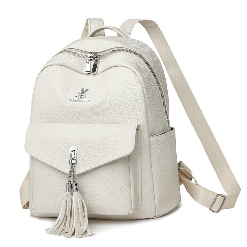 Korean Style Women's Backpack 2025: Fashionable, Versatile, Large Capacity, Lightweight Travel Backpack